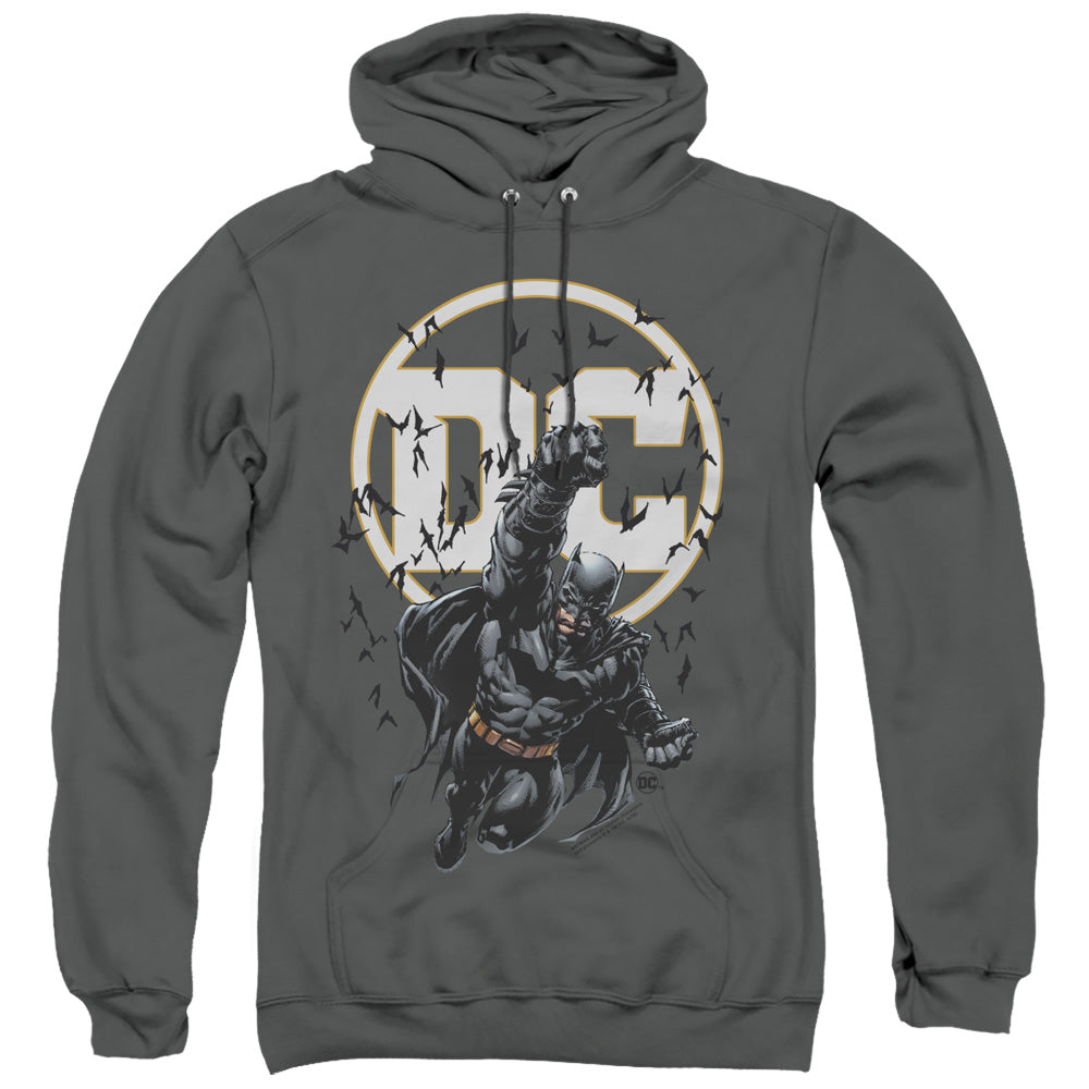 Batman Batman Dc Mens Hoodie Charcoal Officially Licensed