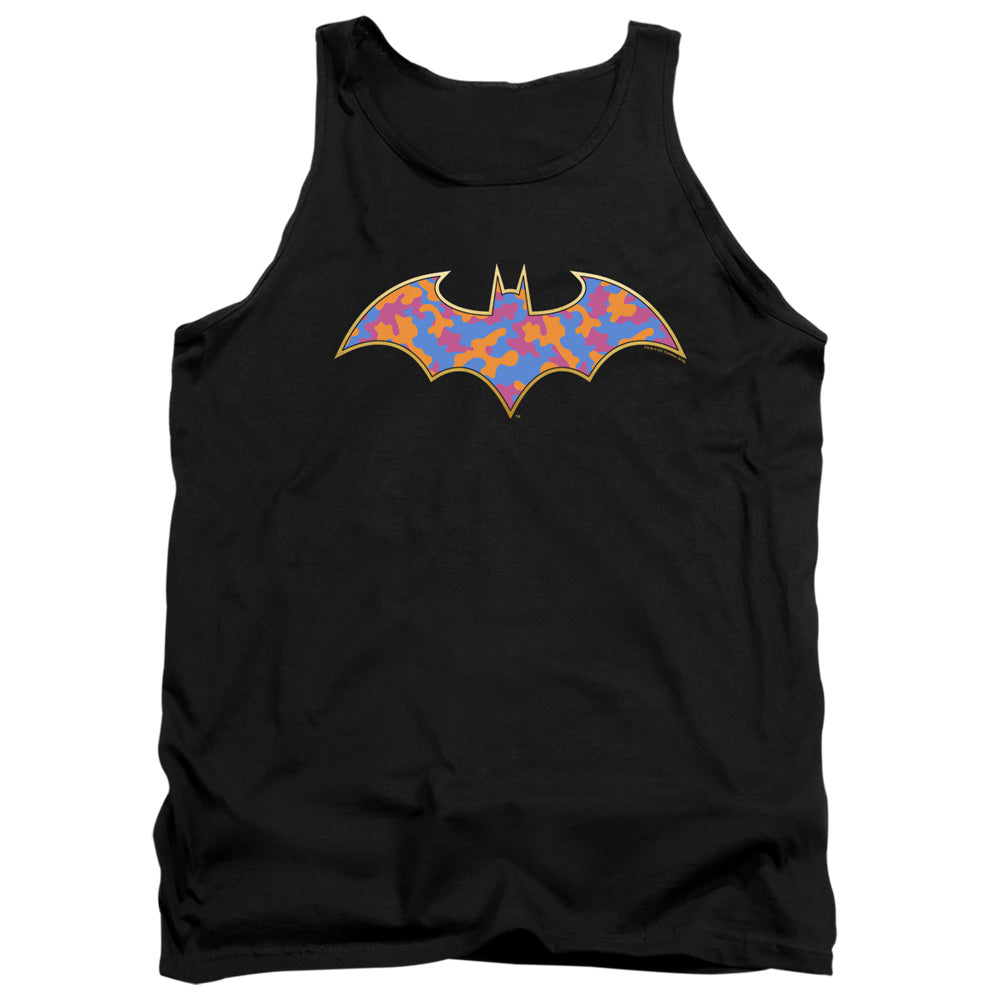 Batman Gold Camo Mens Tank Top Shirt Black Officially Licensed