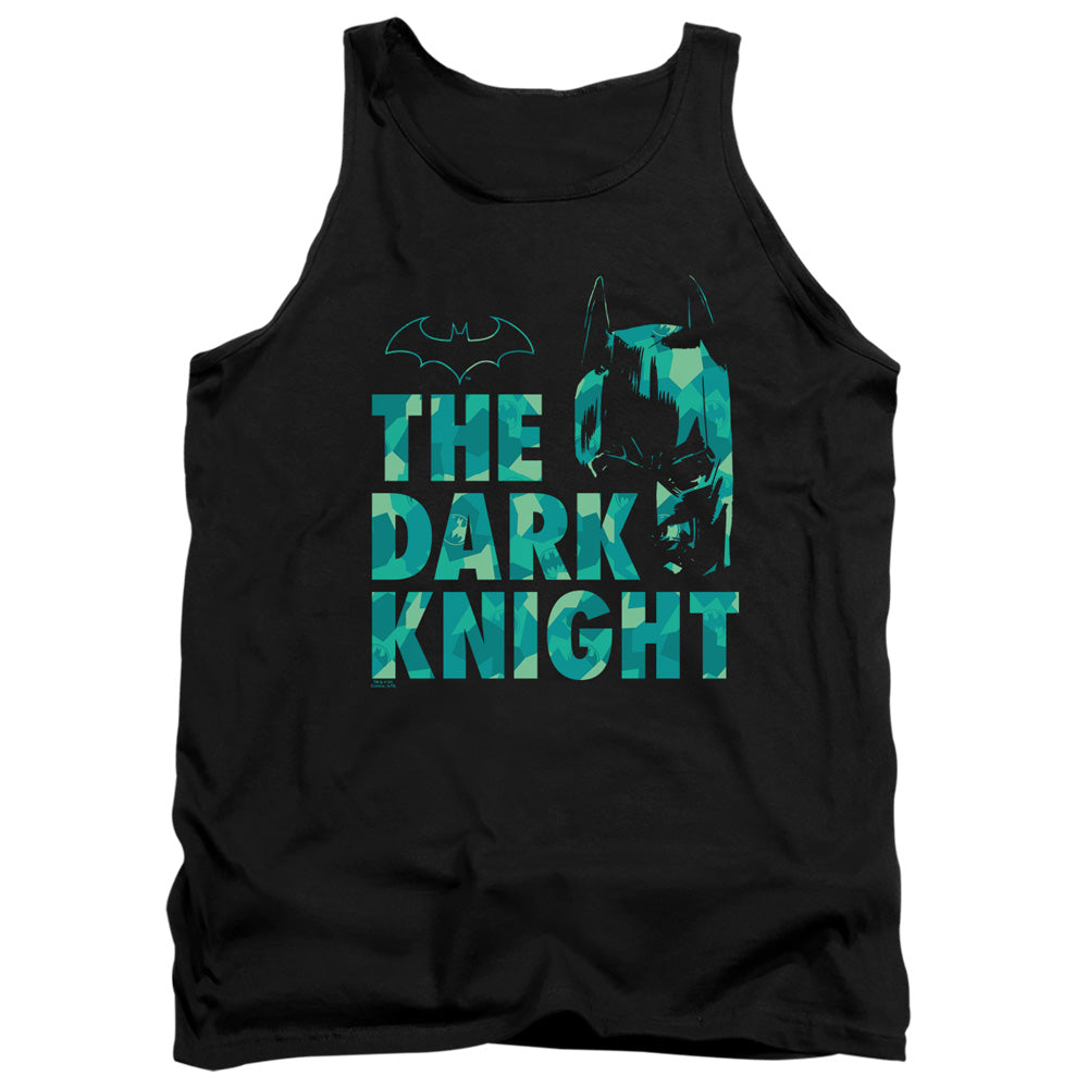 Batman Cuting Patern Mens Tank Top Shirt Black Officially Licensed