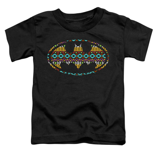 Batman Aztec Fill Toddler Kids Youth T Shirt Black Officially Licensed