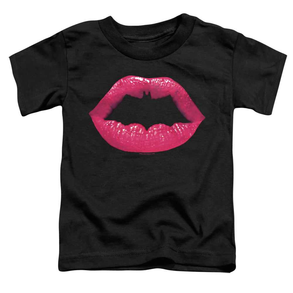 Batman Bat Kiss Toddler Kids Youth T Shirt Black Officially Licensed