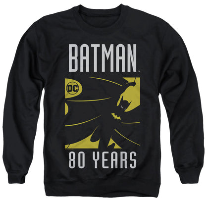 Batman Silhouette Mens Crewneck Sweatshirt Black
