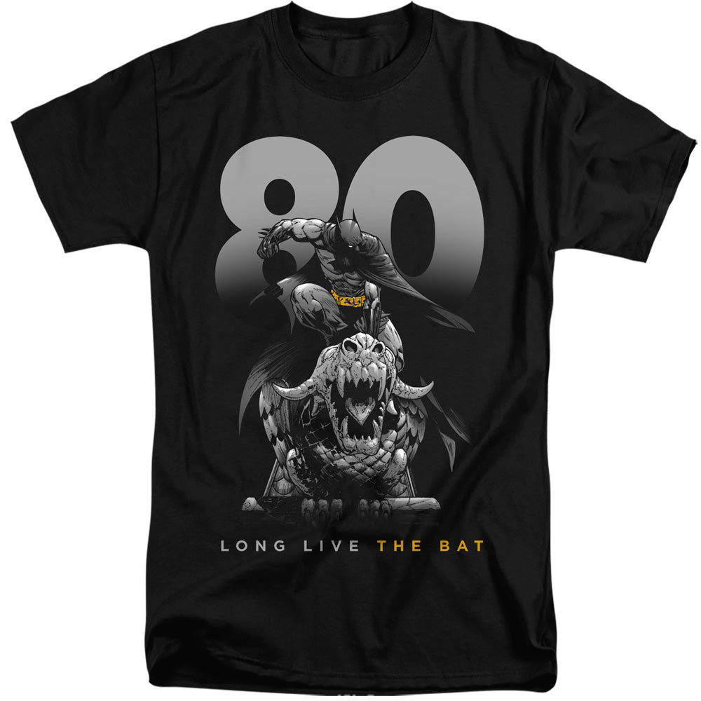 Batman Big 80 Mens Tall T Shirt Black Officially Licensed