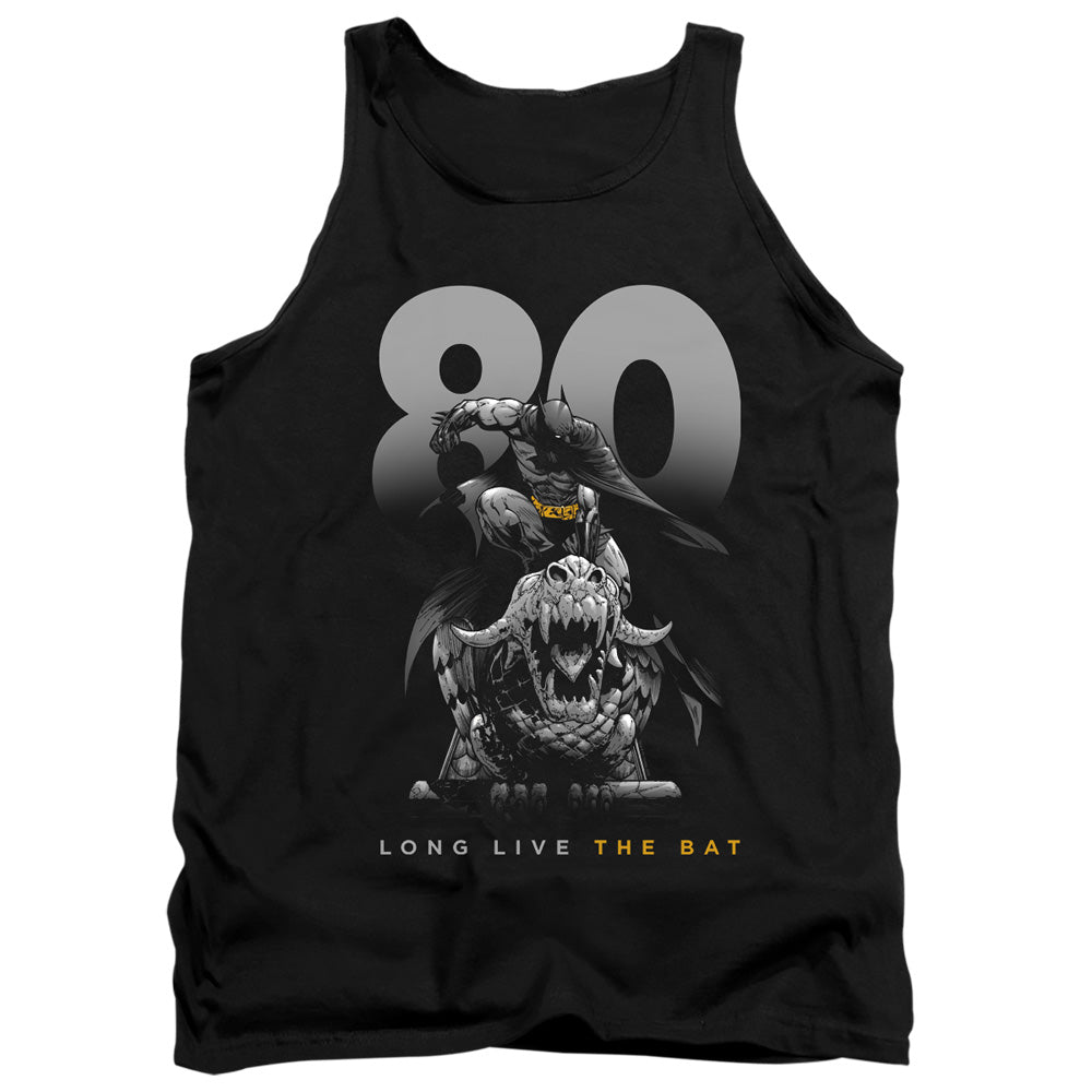 Batman Big 80 Mens Tank Top Shirt Black Officially Licensed