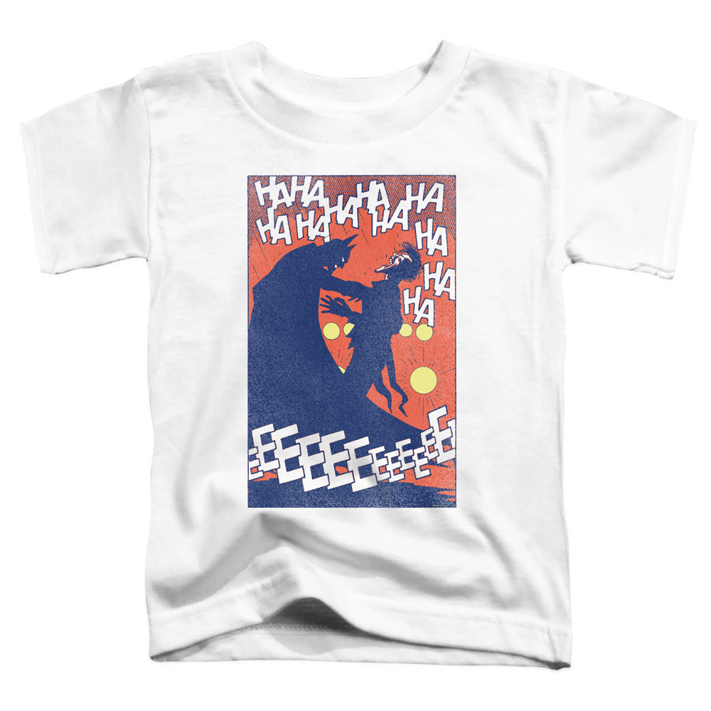 Batman Punchline Toddler Kids Youth T Shirt White Officially Licensed