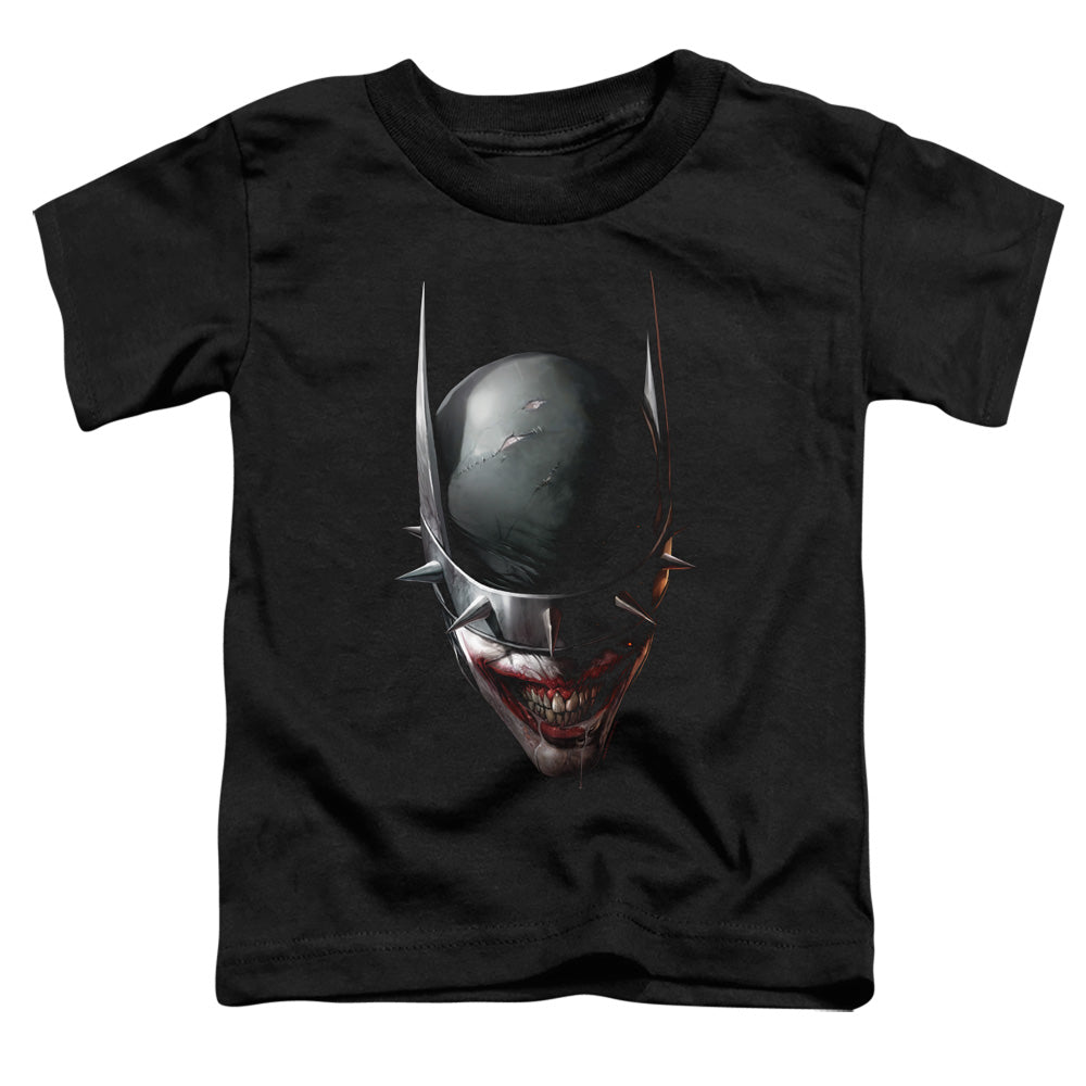 Batman Batman Who Laughs Head Toddler Kids Youth T Shirt Black Officially Licensed