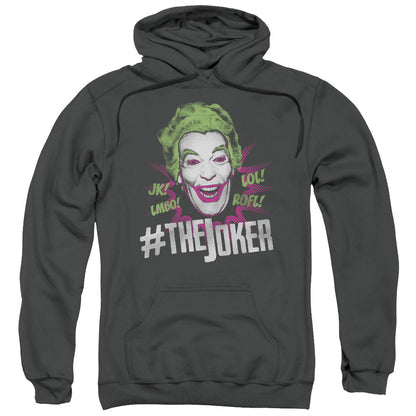 Batman Classic Tv #Joker Mens Hoodie Charcoal Officially Licensed