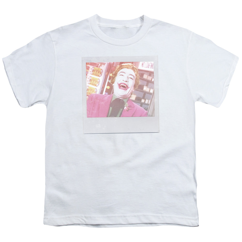Batman Classic Tv Captured Kids Youth T Shirt White Officially Licensed