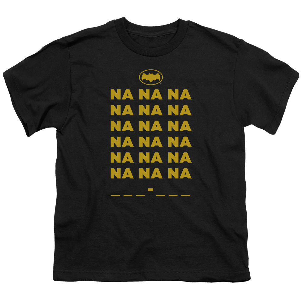 Batman Classic Tv Na Na Na Kids Youth T Shirt Black Officially Licensed