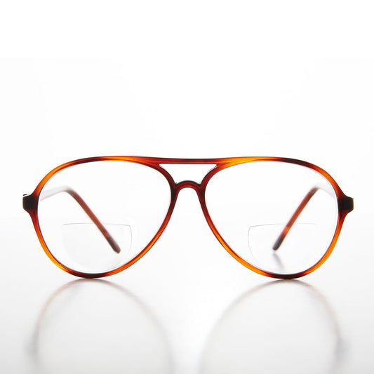 Simple Bifocal Aviator Reading Glasses - Bobbie