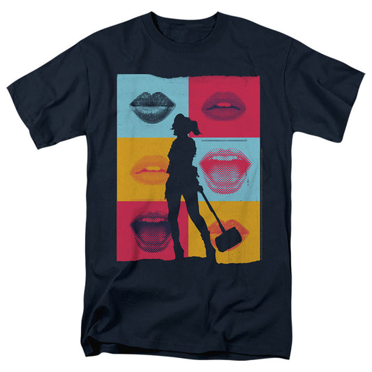 Birds Of Prey Lips Mens T Shirt Navy Officially Licensed