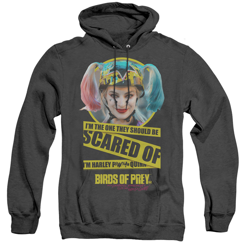 Birds Of Prey Scared Of Heather Mens Hoodie Black Officially Licensed