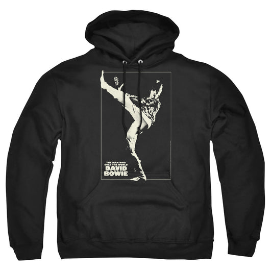 David Bowie The Man Cover Mens Hoodie Black Officially Licensed