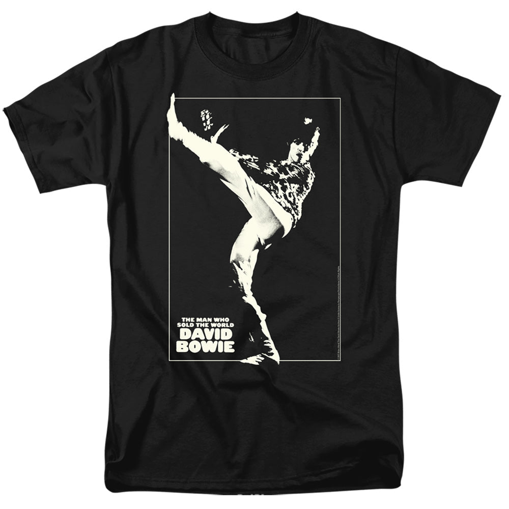David Bowie The Man Cover Mens T Shirt Black Officially Licensed