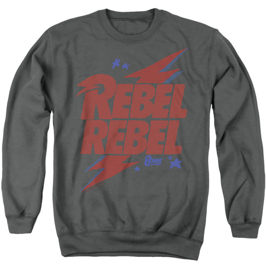 David Bowie The How Could They Know Mens Crewneck Sweatshirt Charcoal Officially Licensed