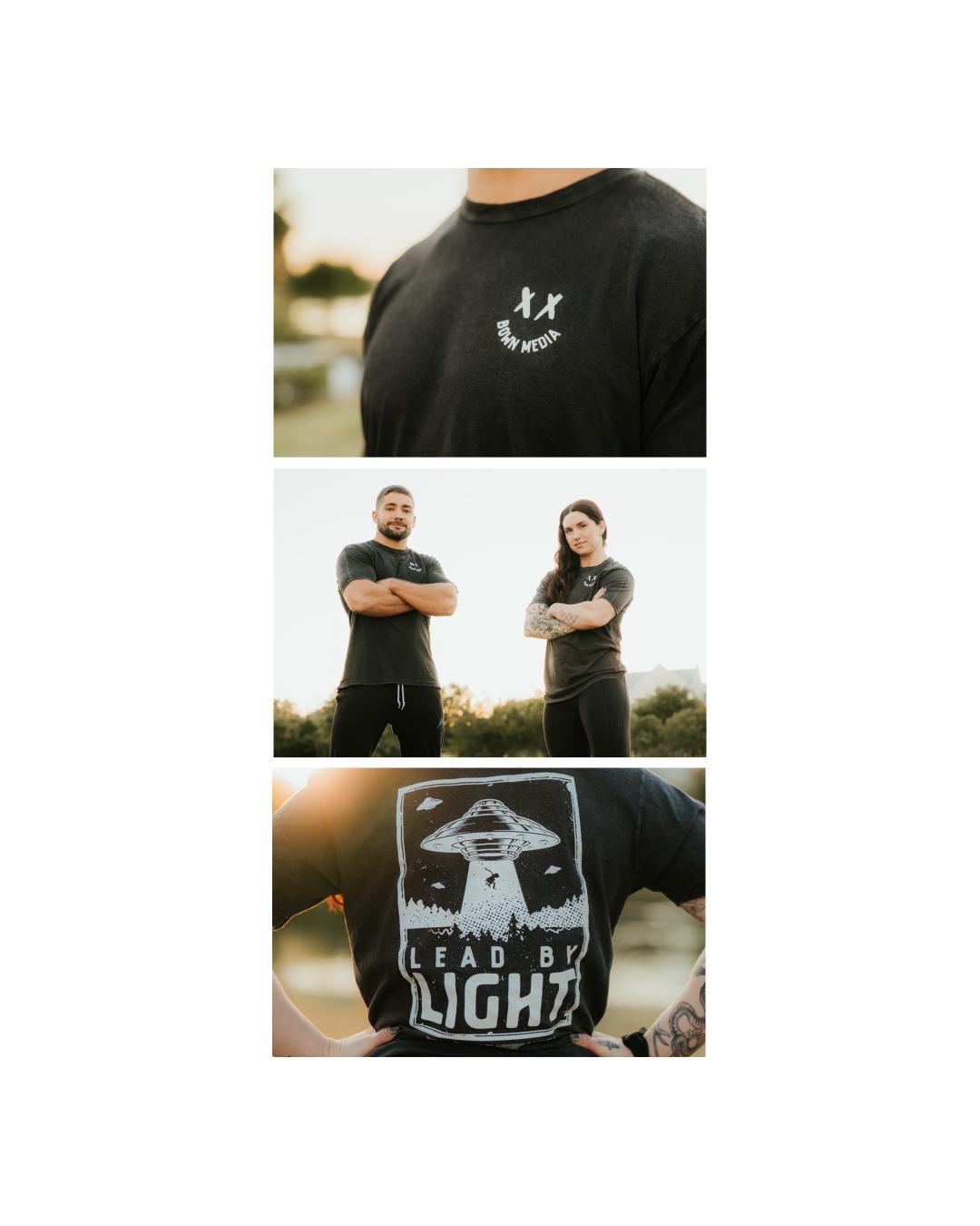 Lead By Light Tee (BOWN MEDIA x BLACKOUT) - Triathlete Store
