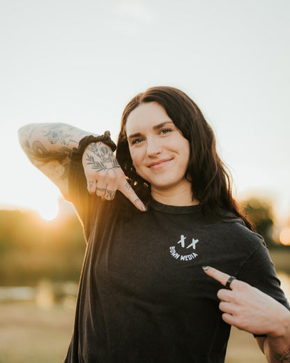 Lead By Light Tee (BOWN MEDIA x BLACKOUT) - Triathlete Store
