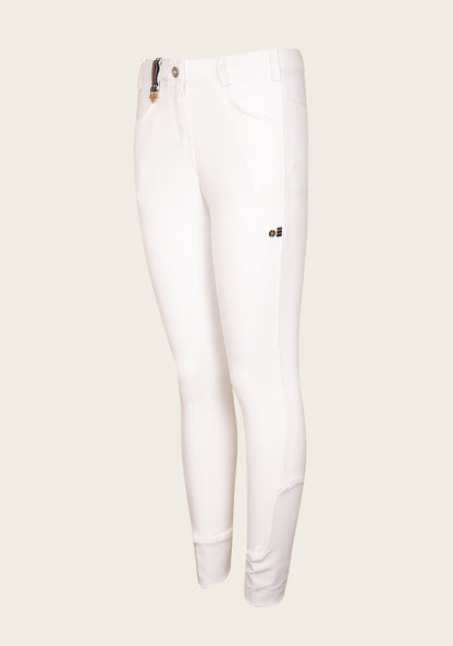 Higher Waist Espoir Coquet White Show Bamboo Breeches