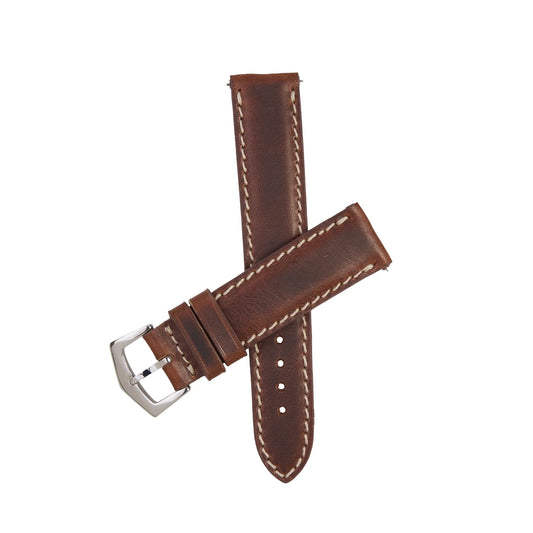 Tuscan Vintage  Brown Premium Leather Watch Strap