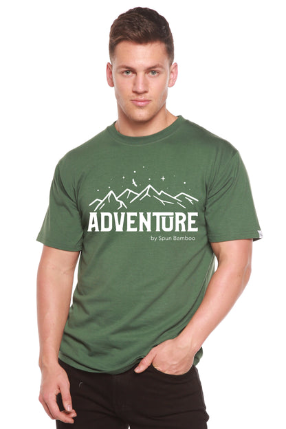 Adventure Printed Men's Bamboo Viscose/Organic Cotton Short Sleeve T-Shirt