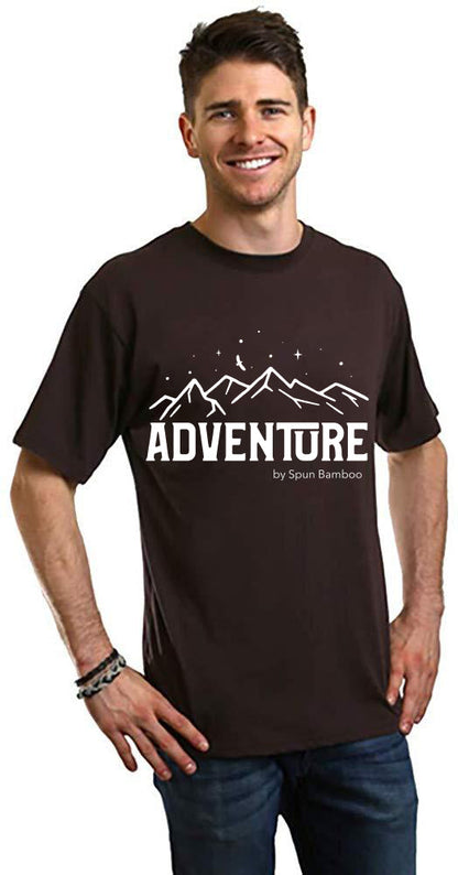 Adventure Printed Men's Bamboo Viscose/Organic Cotton Short Sleeve T-Shirt