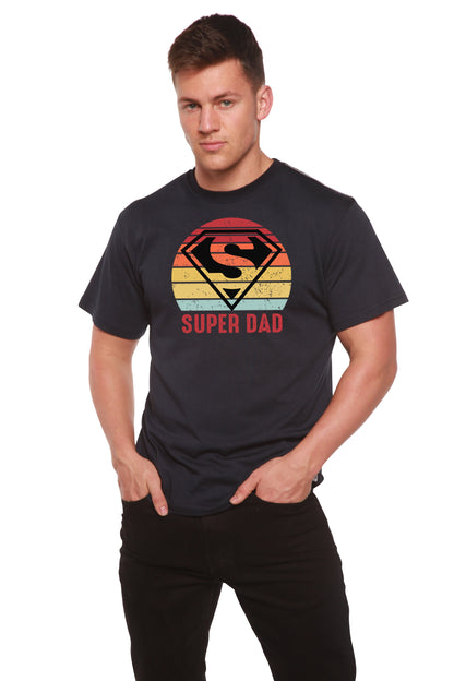 Super Dad Men's Bamboo Viscose/Organic Cotton Short Sleeve Graphic T-Shirt