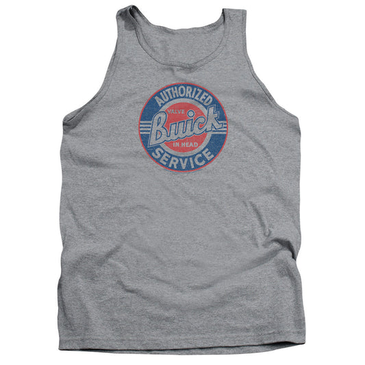 Buick Authorized Service Mens Tank Top Shirt Athletic Heather Officially Licensed