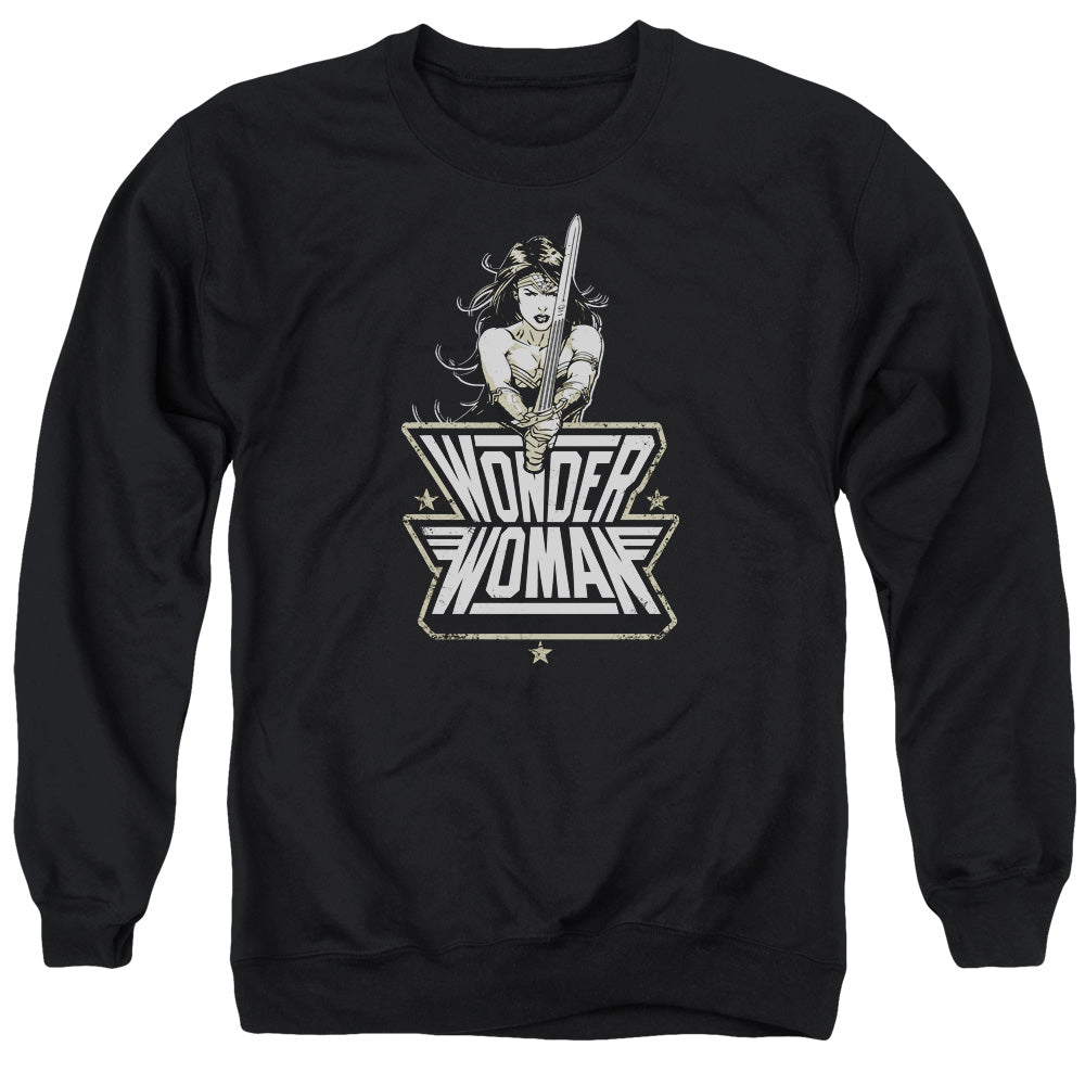 Batman V Superman Tough Mens Crewneck Sweatshirt Black Officially Licensed
