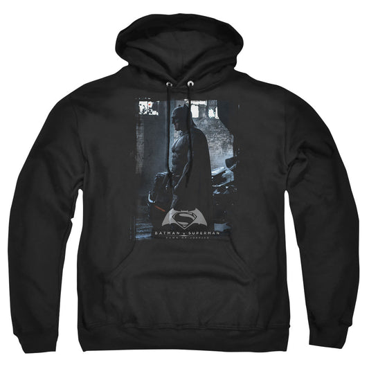 Batman V Superman Bat Poster Mens Hoodie Black Officially Licensed