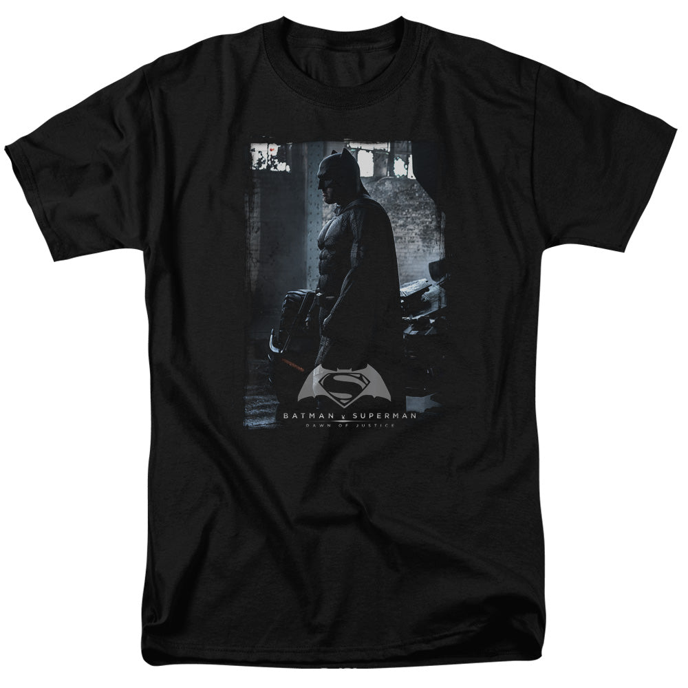 Batman V Superman Bat Poster Mens T Shirt Black Officially Licensed