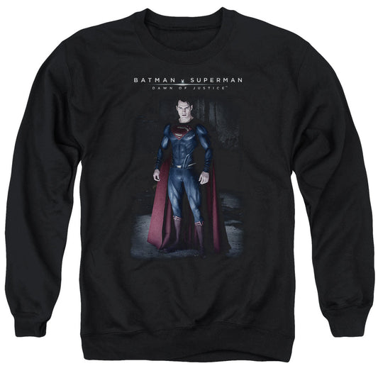 Batman V Superman Stand Tall Mens Crewneck Sweatshirt Black Officially Licensed