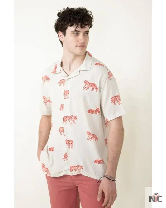 Bachelor In Paradise S10 Hakeem Moulton Tiger Print Shirt