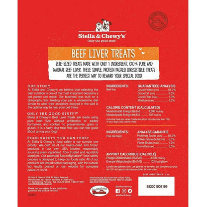Stella & Chewy’s Freeze Dried Beef Liver Dog Treat (3oz)