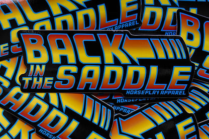 Back In The Saddle Sticker
