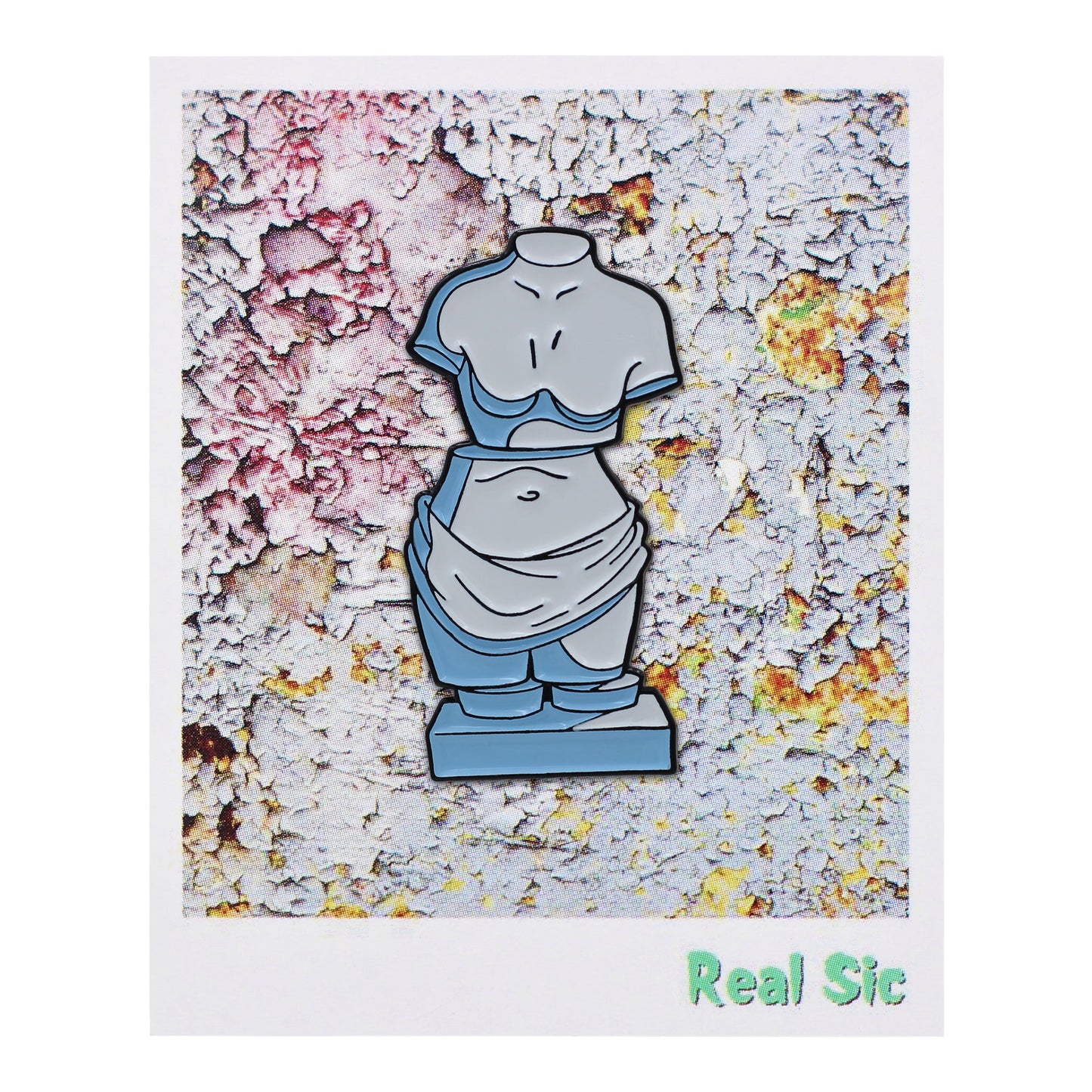 Venus Abstract Greek Statue Pin - Surreal Vaporwave Aesthetic Enamel Pin