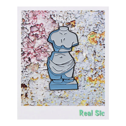 Venus Abstract Greek Statue Pin - Surreal Vaporwave Aesthetic Enamel Pin