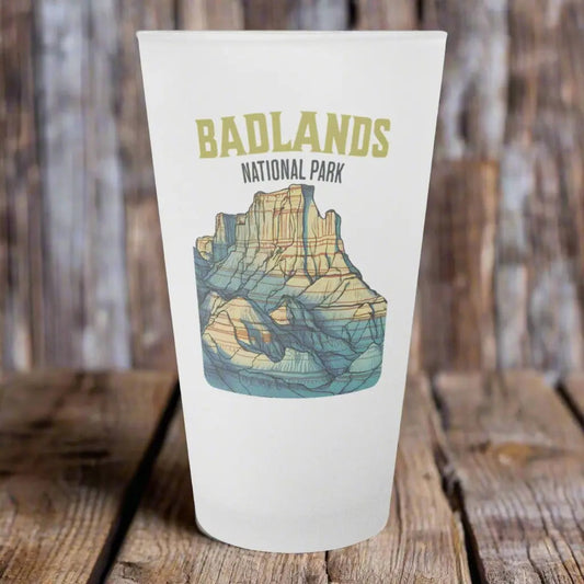 Badlands National Park Frosted Pint