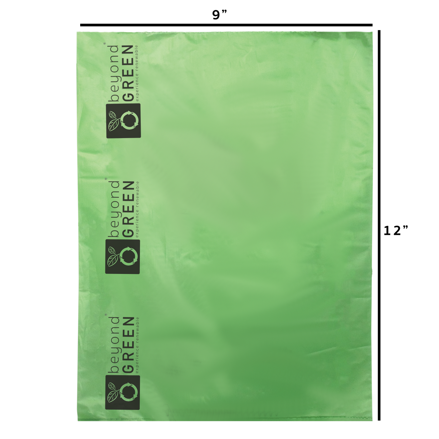 beyondGREEN Dog Waste Bags – Folded Rolls – Made in USA, Leak-Resistant, Extra-Strong