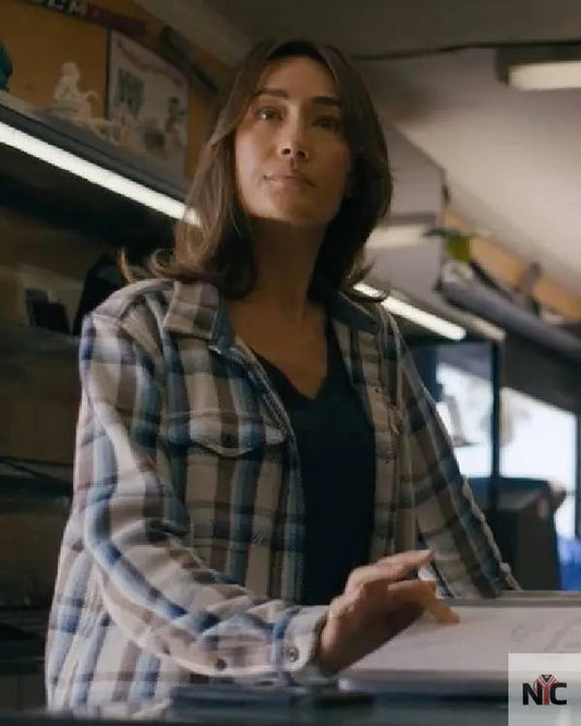 Ballard S01 Maggie Q Plaid Shirt