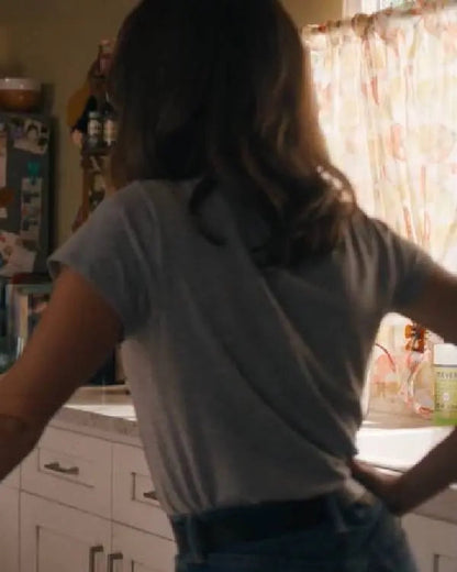 Ballard S01 Maggie Q Grey Shirt