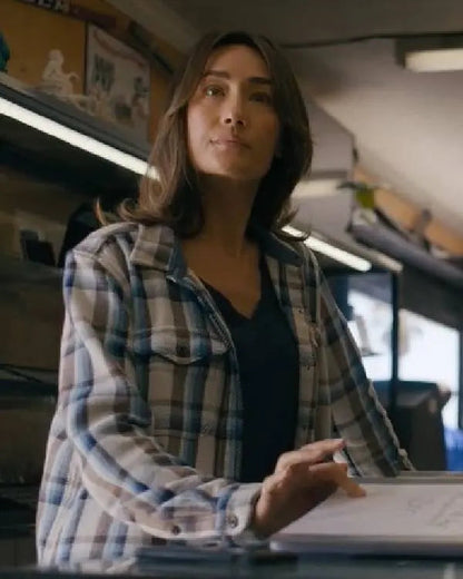 Ballard S01 Maggie Q Plaid Shirt