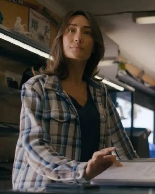 Ballard S01 Maggie Q Plaid Shirt