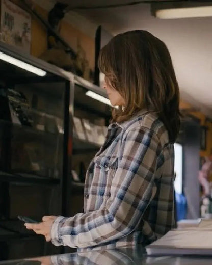 Ballard S01 Maggie Q Plaid Shirt