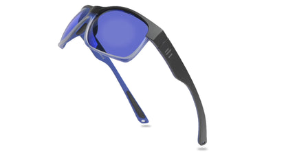 Bandon | Matte Black | Blue Flash Lens