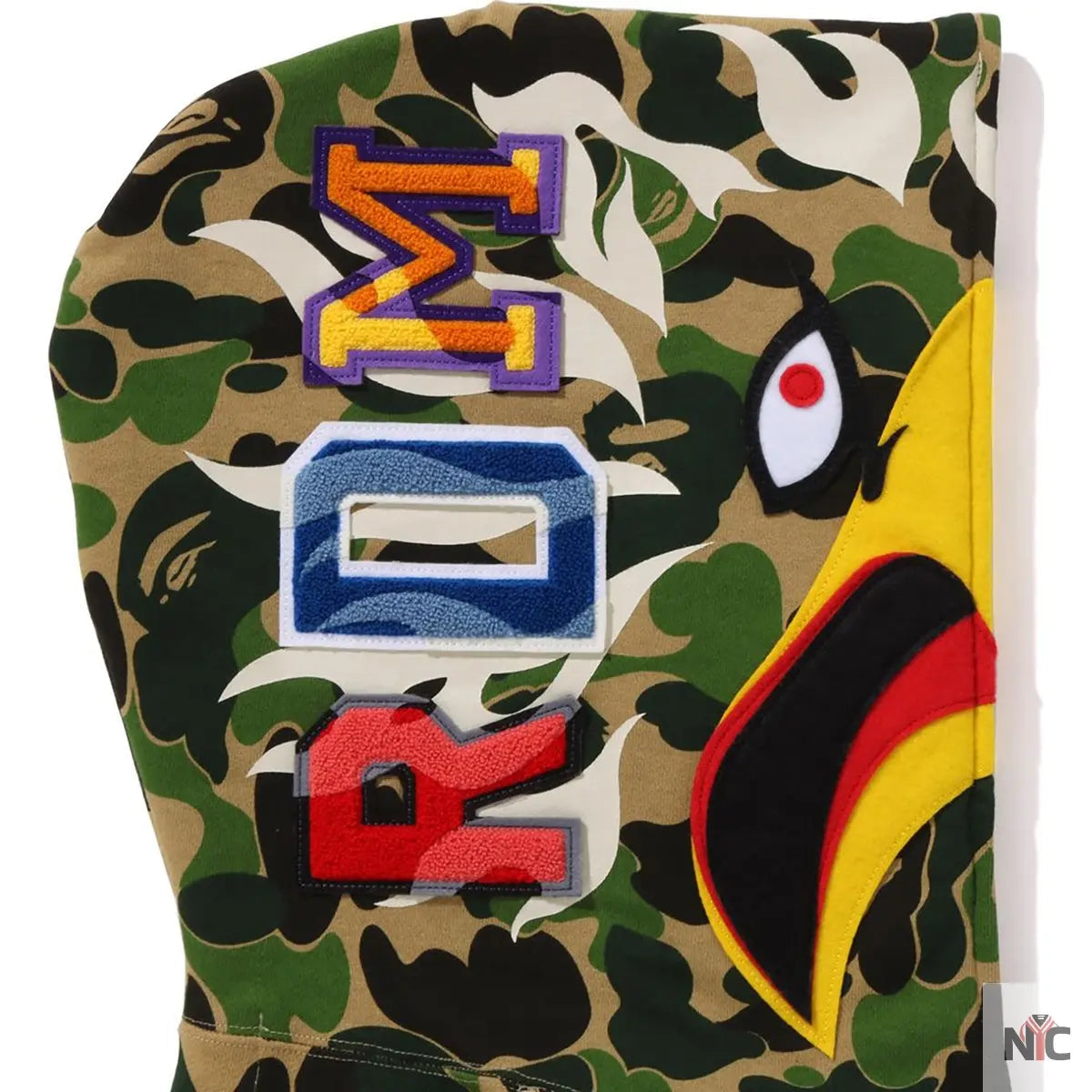 Bape X Readymade Abc Camo Eagle Relaxed Fit Full Zip Hoodie Mens