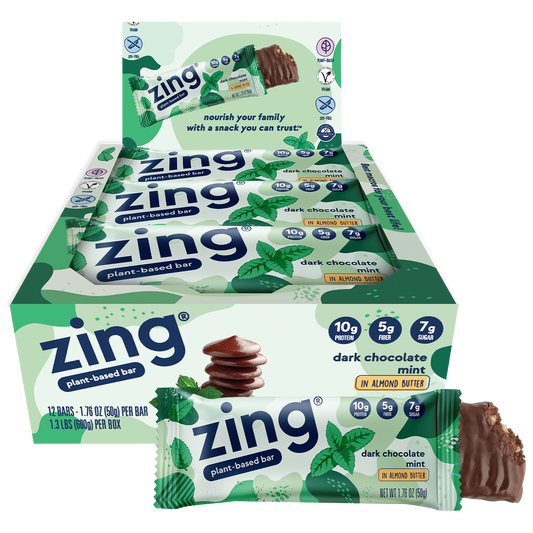 dark chocolate mint nutrition bars