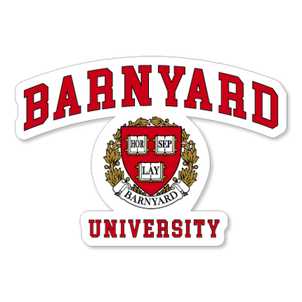 Barnyard University Sticker
