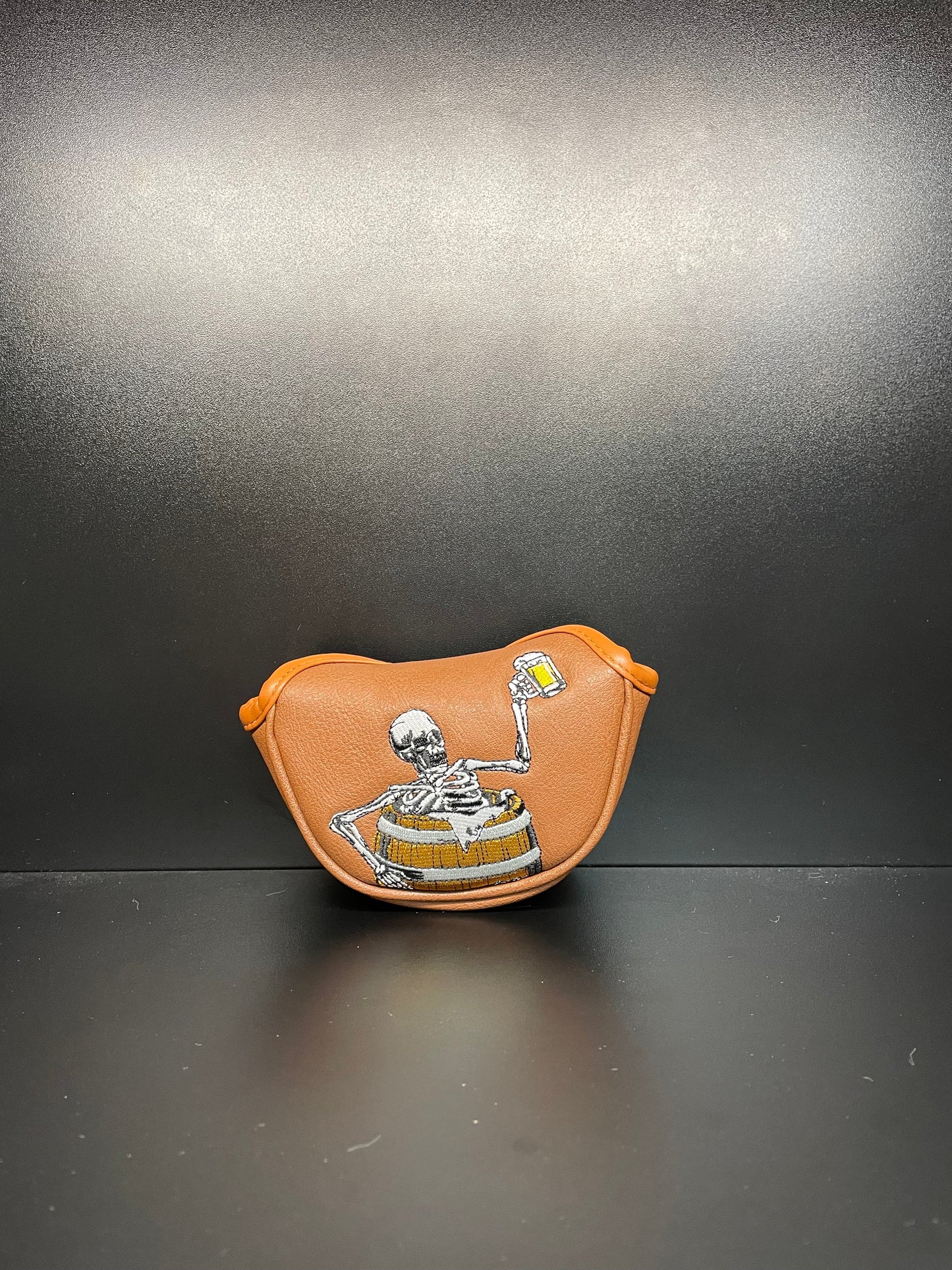 Barrel Drinking Skeleton Magnetic Headcover