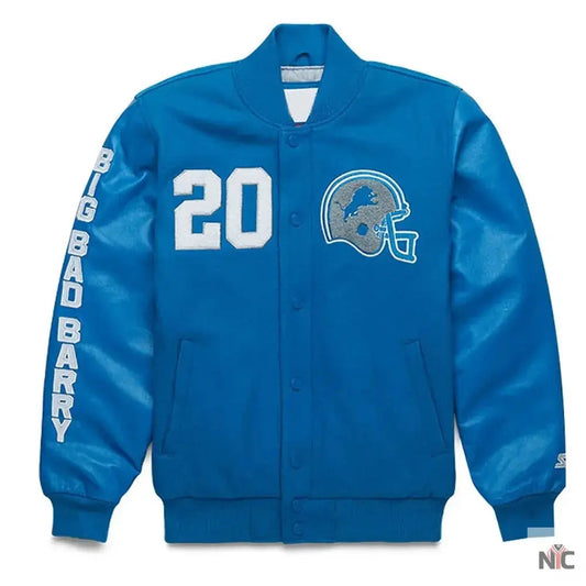 Barry Sanders Detroit Lions Jacket