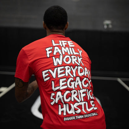 Basketball is Life - T-Shirt - Red